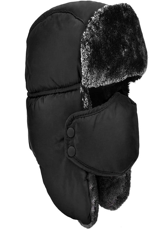 DOXHAUS Unisex Winter Trooper Trapper Hat Warm Hats Hunting Hat with Ear Flaps - Image 1